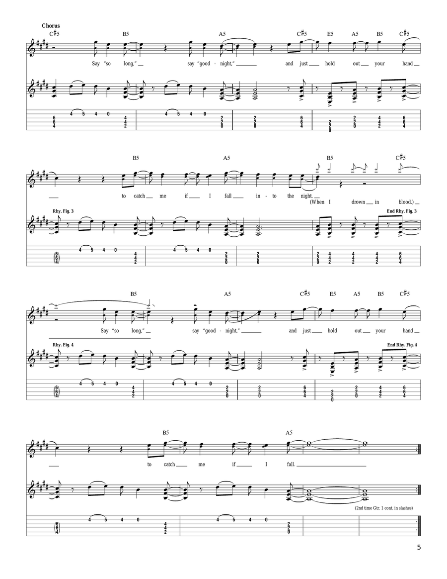 Wake Up Call Wake Up Call Acoustic Guitar scores gallery preview page 5