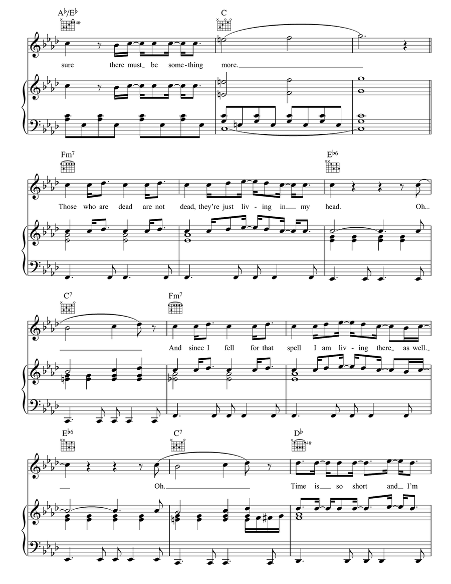 42 42 Piano, Vocal, Guitar scores gallery preview page 2