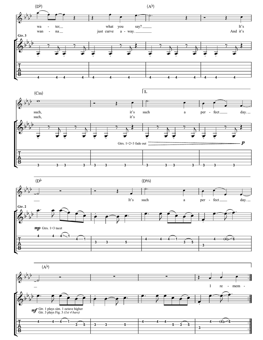Strawberry Swing Strawberry Swing Acoustic Guitar scores gallery preview page 4