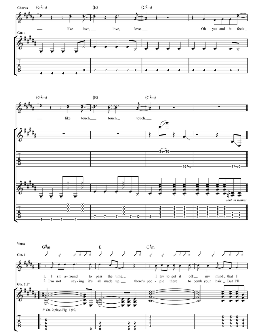 Stormy Weather Stormy Weather Guitar Tablature scores gallery preview page 3