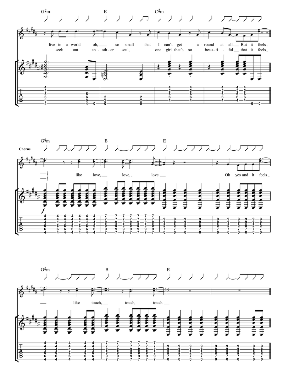 Stormy Weather Stormy Weather Guitar Tablature scores gallery preview page 4