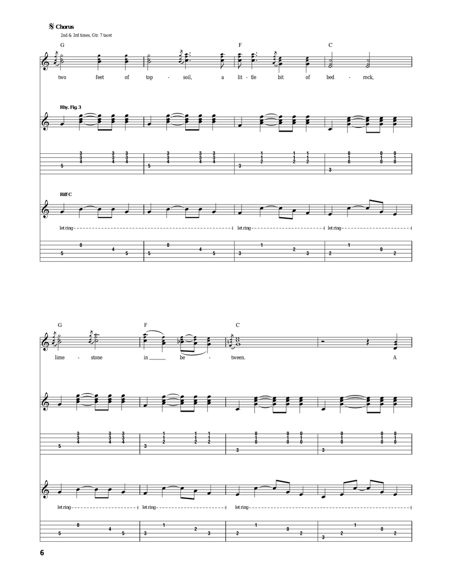 Two Feet Of Topsoil Two Feet Of Topsoil Acoustic Guitar scores gallery preview page 6