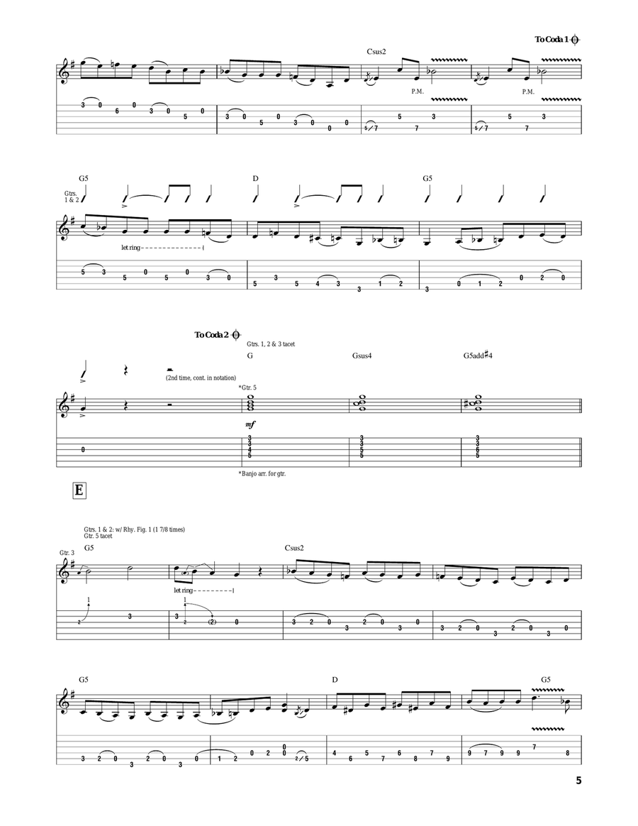 The Nervous Breakdown Acoustic Guitar scores gallery preview page 5