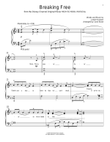 Breaking Free (from High School Musical) (arr. Carol Klose)