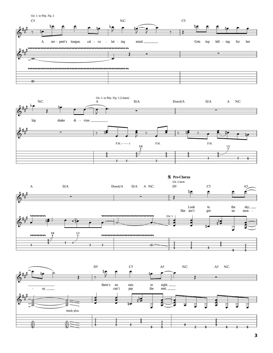 Hell On High Heels Hell On High Heels Acoustic Guitar scores gallery preview page 3