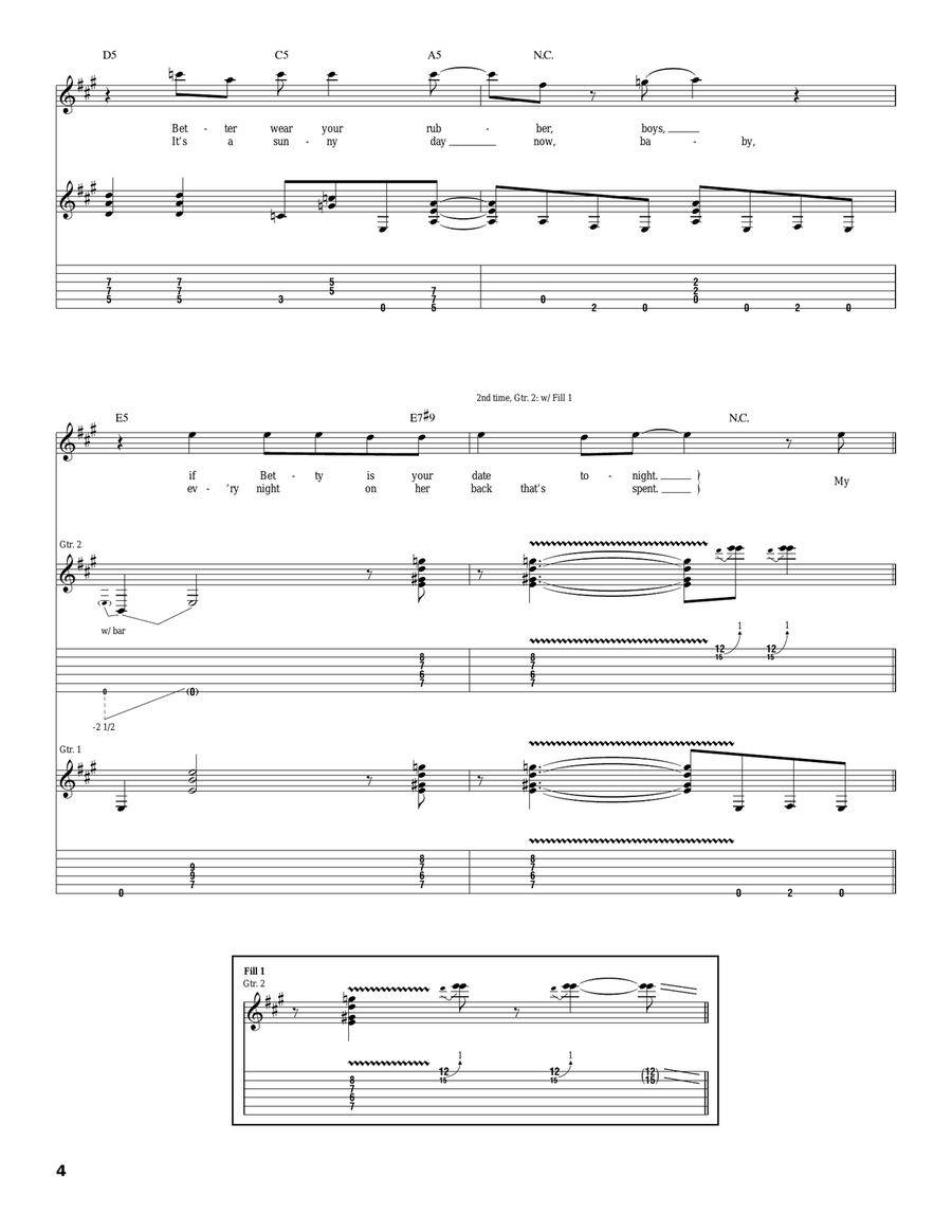 Hell On High Heels Hell On High Heels Acoustic Guitar scores gallery preview page 4