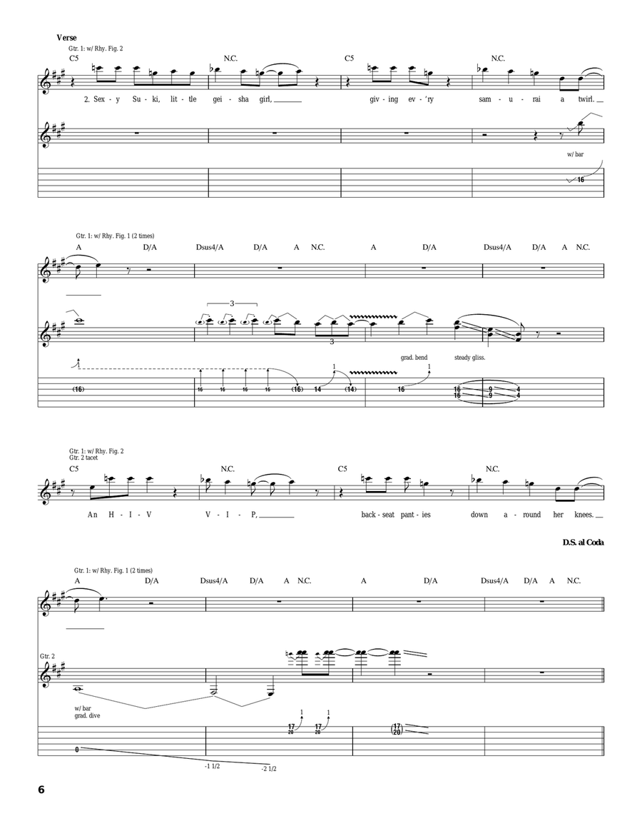 Hell On High Heels Hell On High Heels Acoustic Guitar scores gallery preview page 6