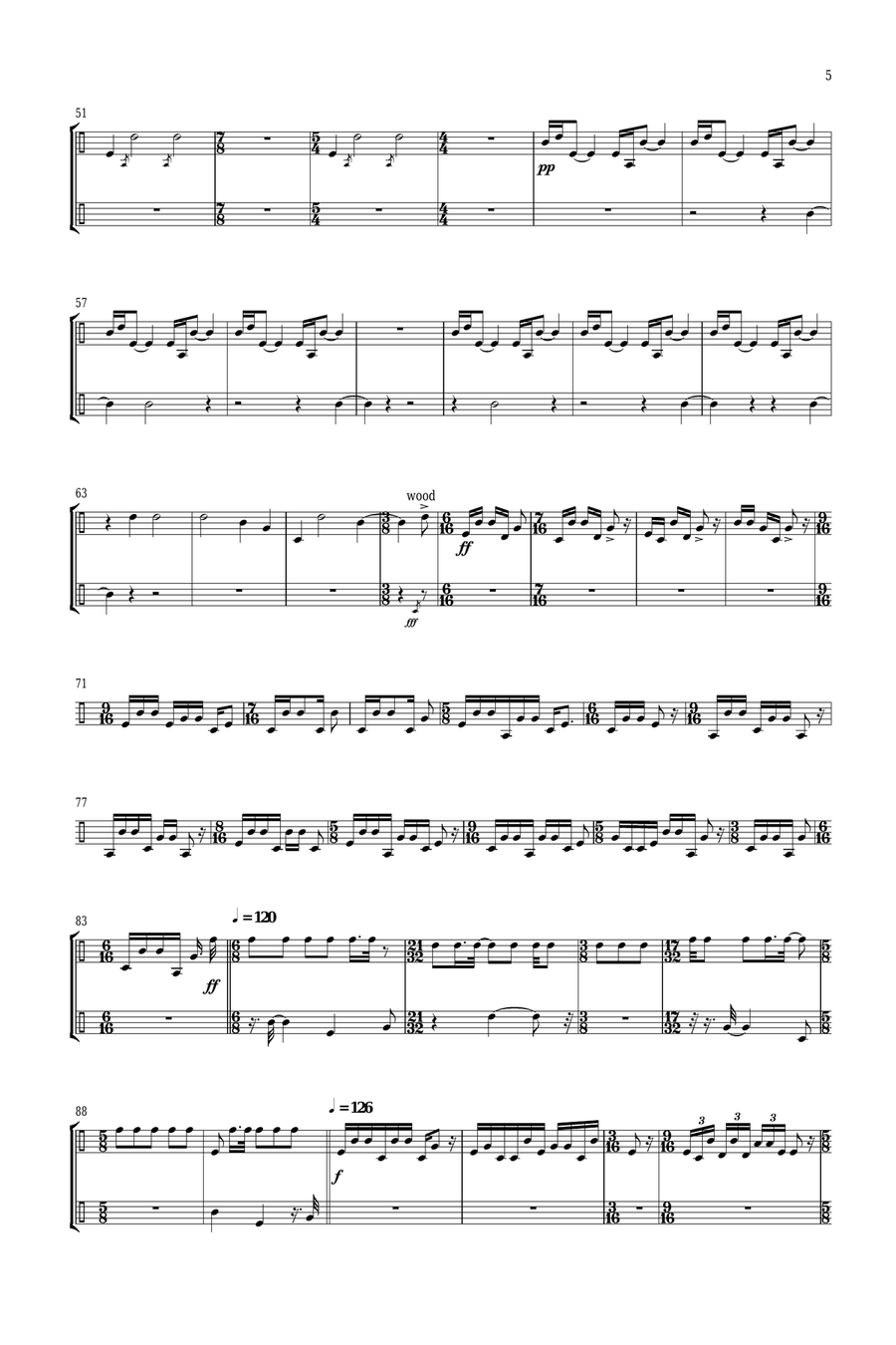 Akhroda, Pt.1 Akhroda, Pt.1 Acoustic Guitar scores gallery preview page 5