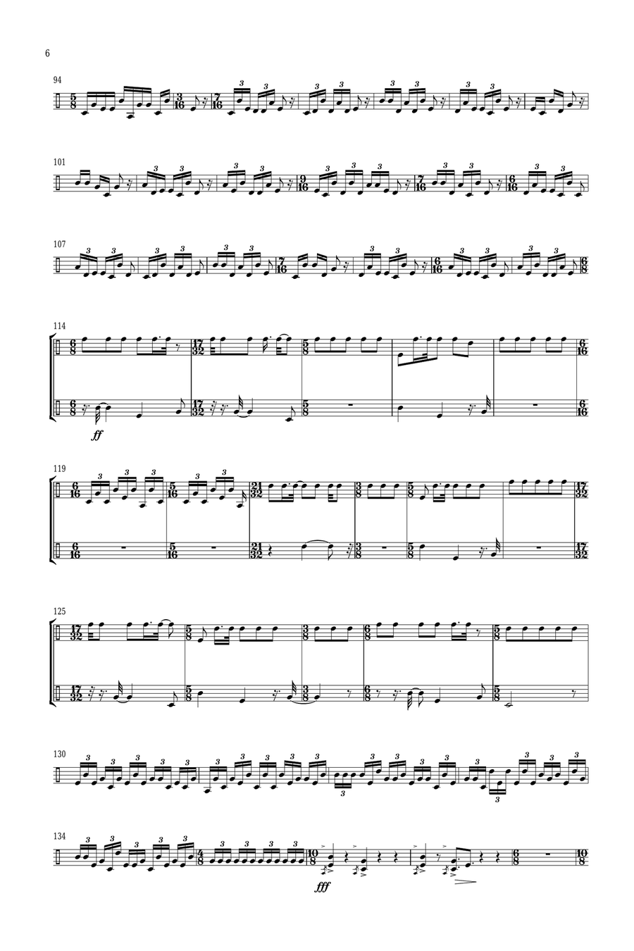 Akhroda, Pt.1 Akhroda, Pt.1 Acoustic Guitar scores gallery preview page 6