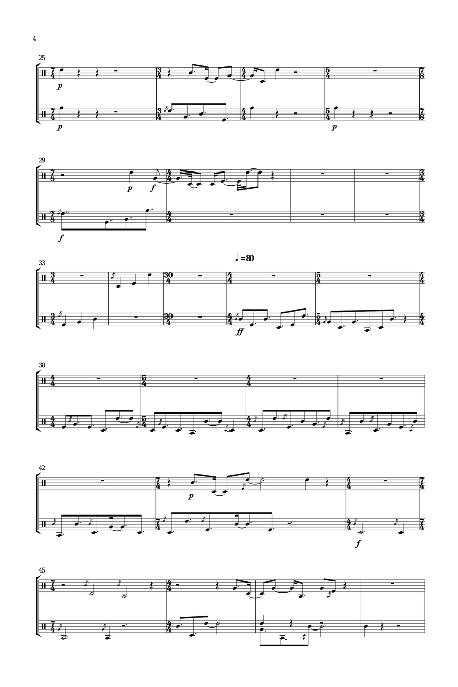 Akhroda, Pt.2 Akhroda, Pt.2 Acoustic Guitar scores gallery preview page 4
