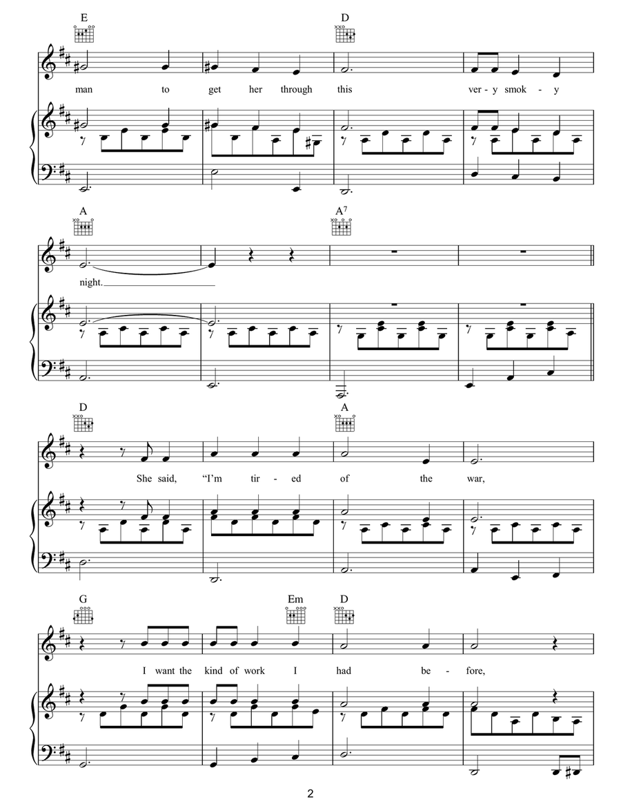 Joan Of Arc Joan Of Arc Piano, Vocal, Guitar scores gallery preview page 2