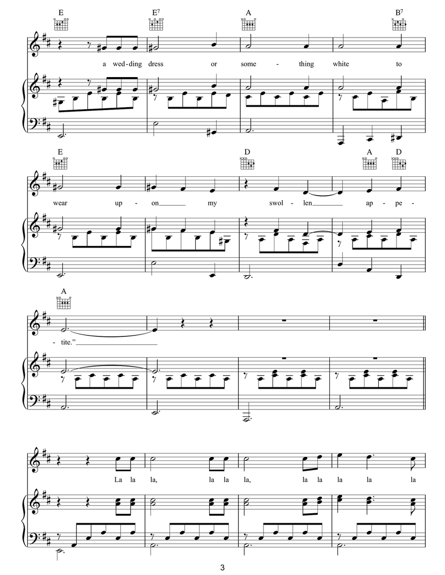 Joan Of Arc Joan Of Arc Piano, Vocal, Guitar scores gallery preview page 3