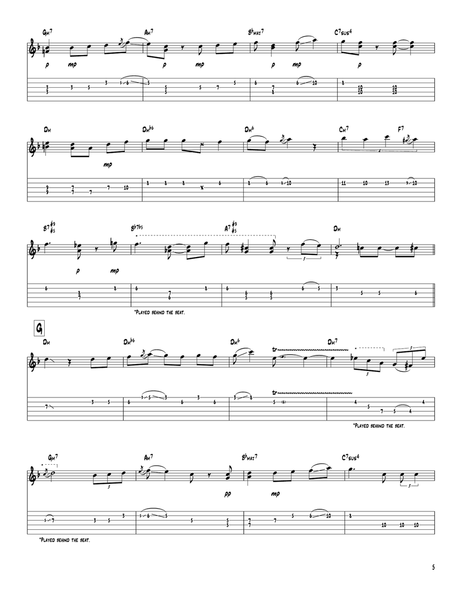 Question & Answer Question & Answer Electric Guitar scores gallery preview page 5