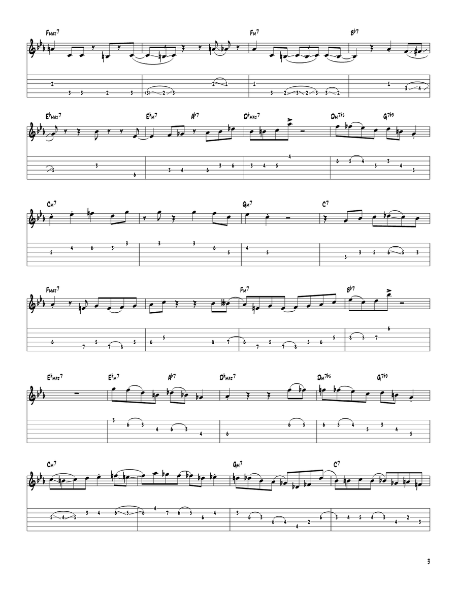 Solar Solar Electric Guitar scores gallery preview page 3