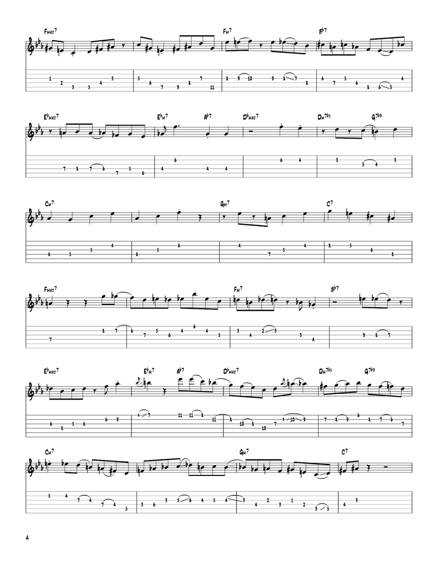 Solar Solar Electric Guitar scores gallery preview page 4