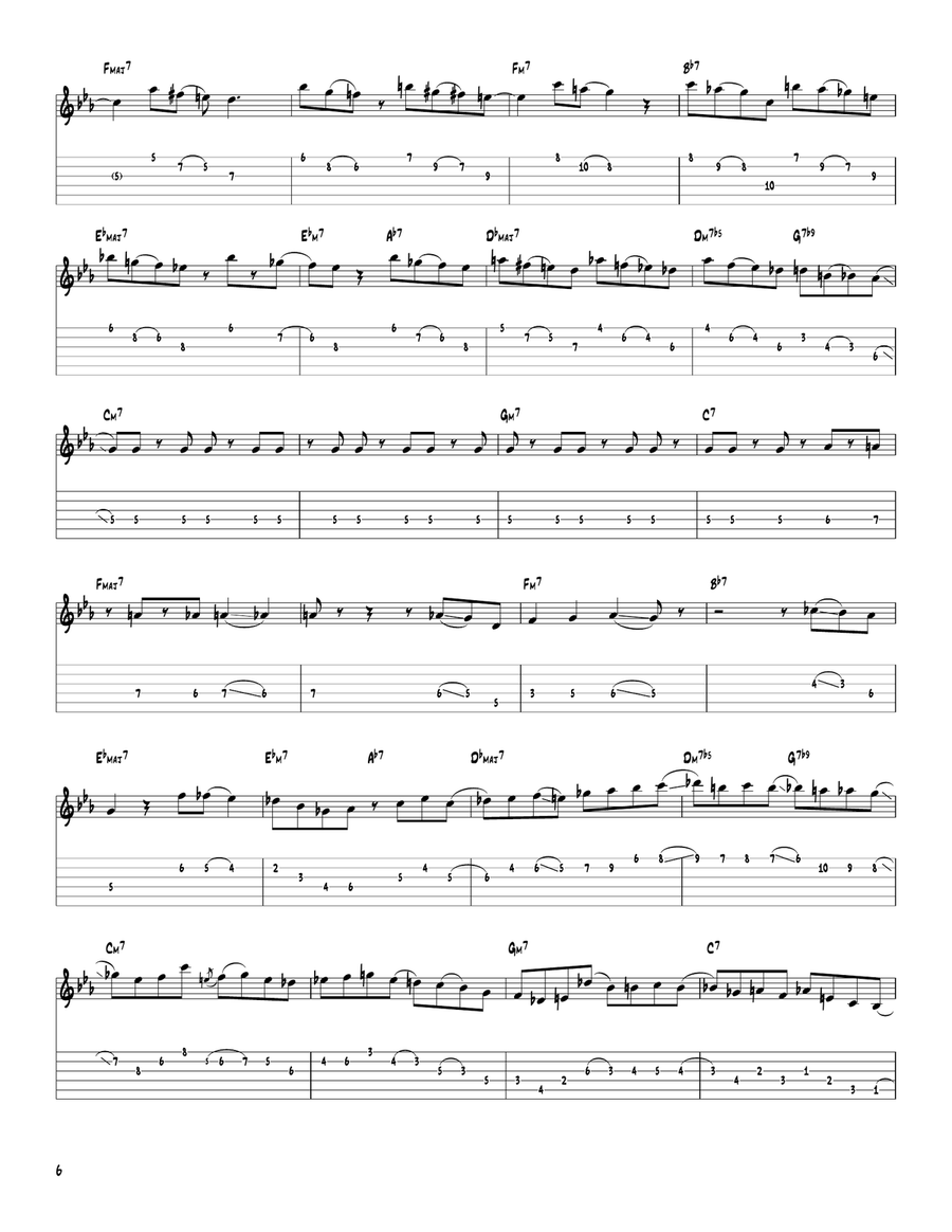 Solar Solar Electric Guitar scores gallery preview page 6