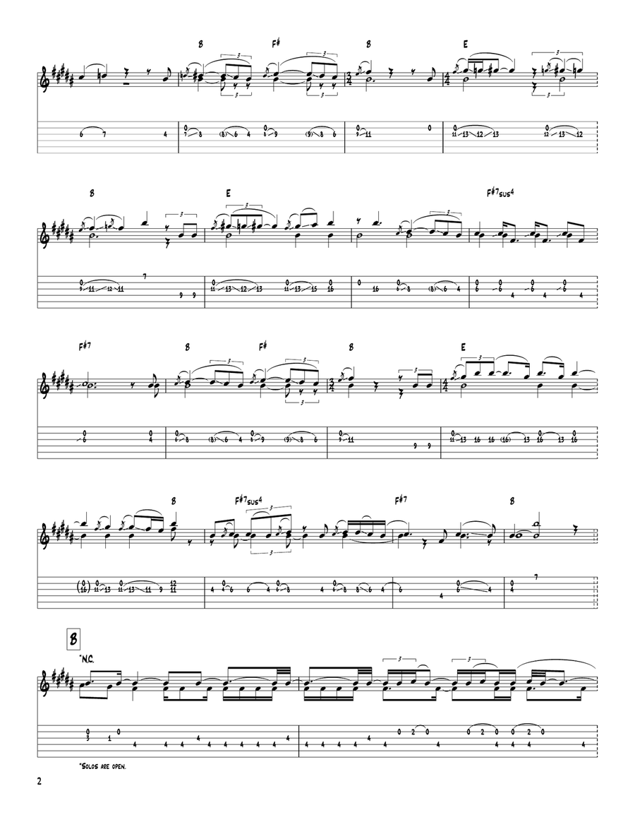 The Calling The Calling Electric Guitar scores gallery preview page 2