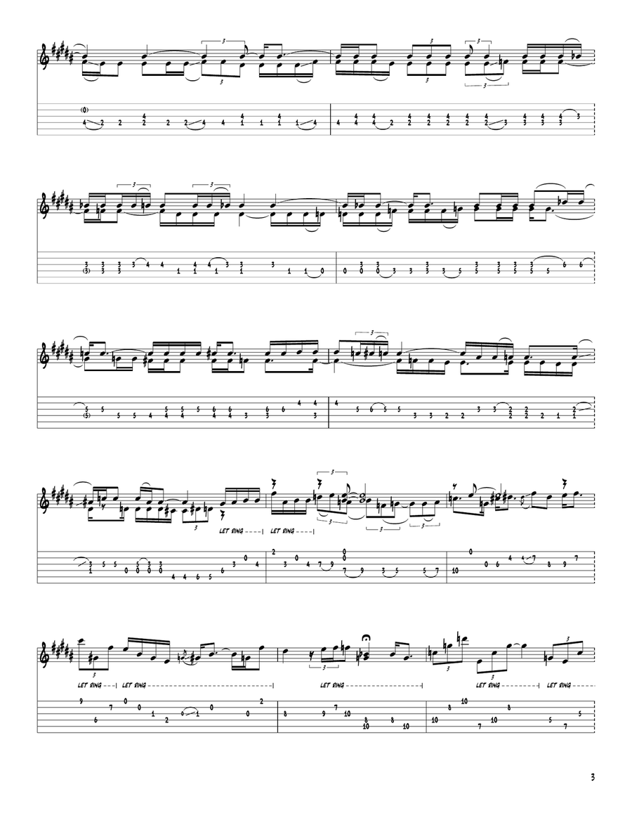 The Calling The Calling Electric Guitar scores gallery preview page 3