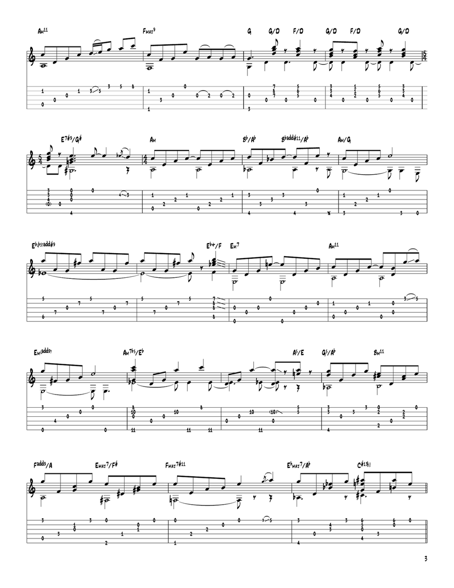 Last Train Home Last Train Home Electric Guitar scores gallery preview page 3