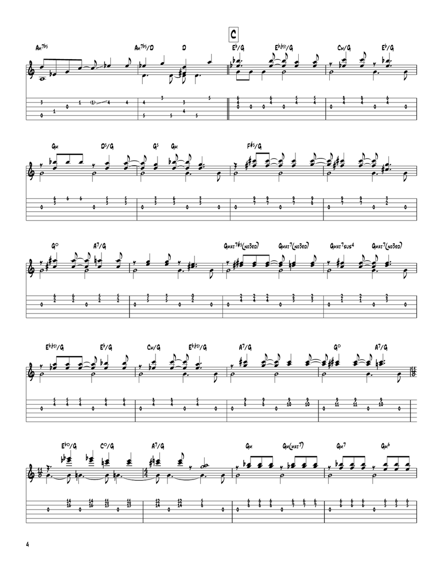 I Will Find The Way I Will Find The Way Electric Guitar scores gallery preview page 4