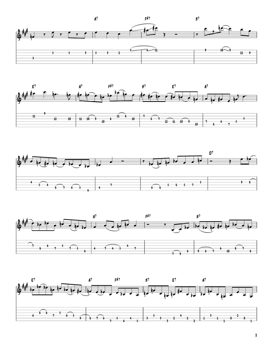 (Go) Get It (Go) Get It Electric Guitar scores gallery preview page 3