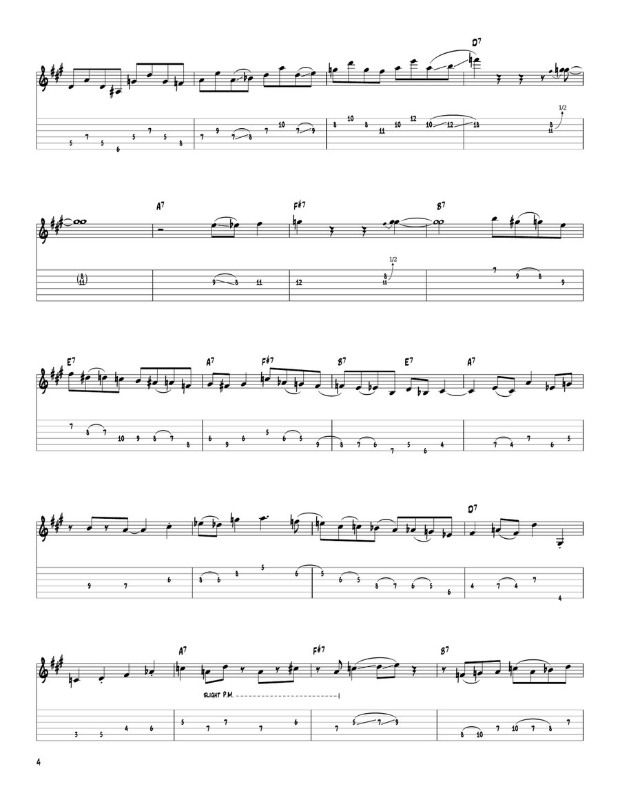 (Go) Get It (Go) Get It Electric Guitar scores gallery preview page 4