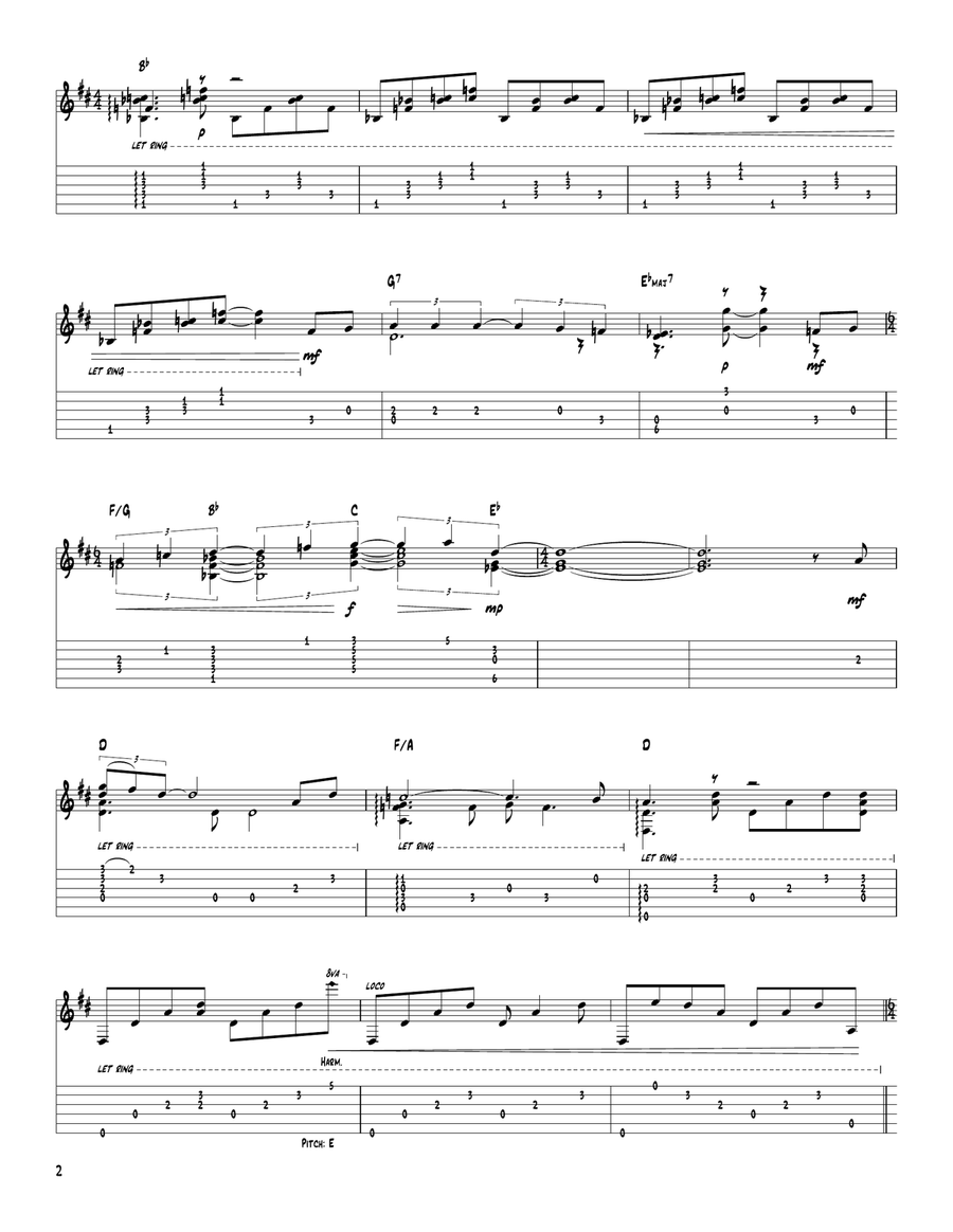 Just Like The Day Just Like The Day Electric Guitar scores gallery preview page 2