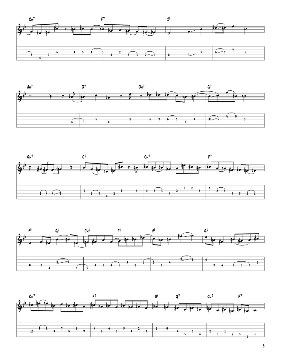 What Do You Want? Electric Guitar scores gallery preview page 5