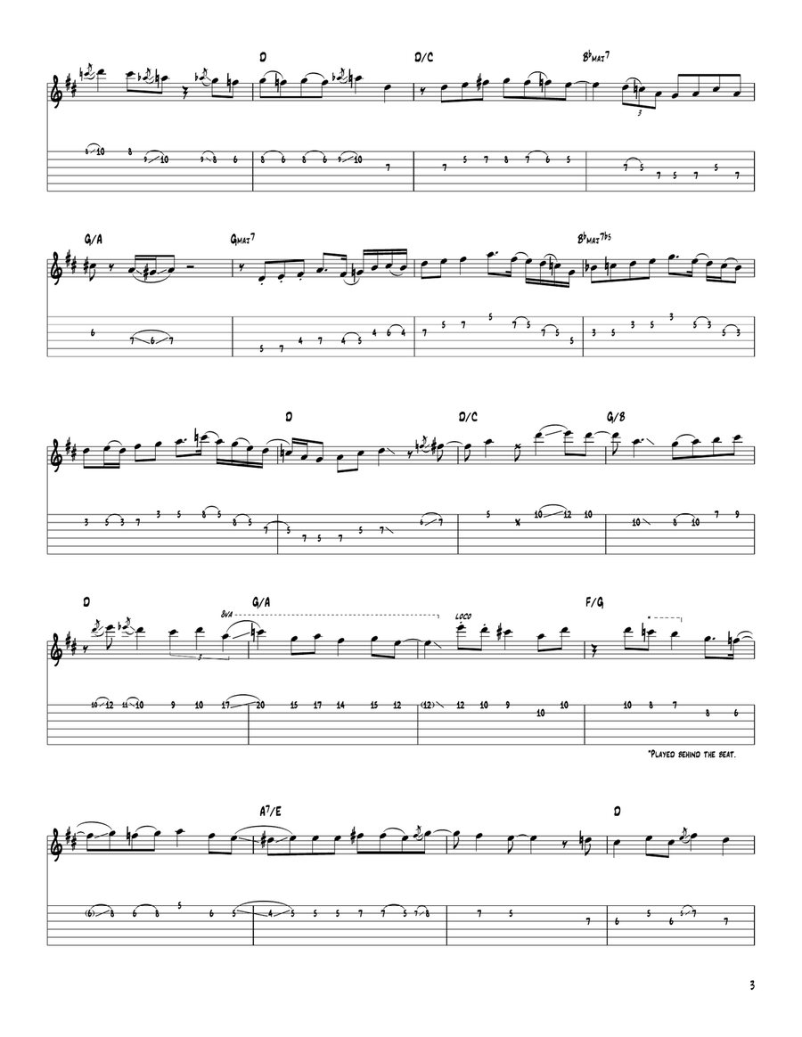 Bright Size Life Bright Size Life Electric Guitar scores gallery preview page 3