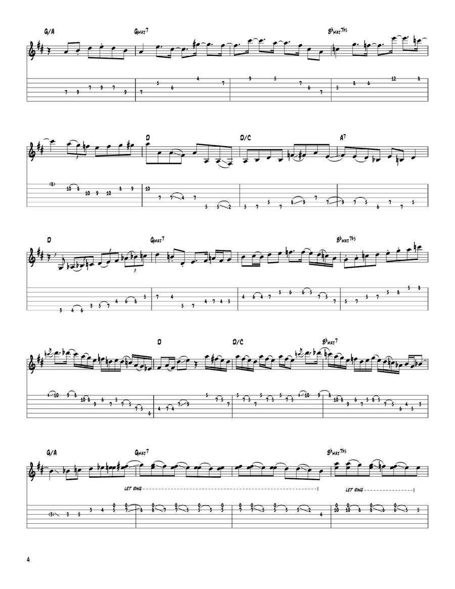 Bright Size Life Bright Size Life Electric Guitar scores gallery preview page 4