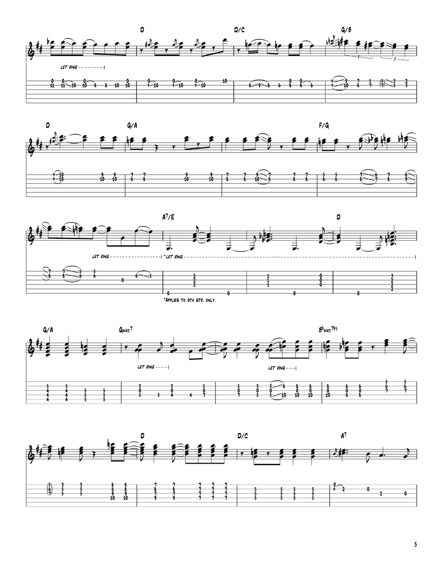 Bright Size Life Bright Size Life Electric Guitar scores gallery preview page 5