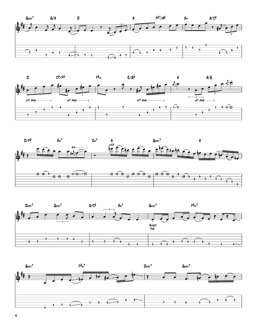 James James Electric Guitar scores gallery preview page 4
