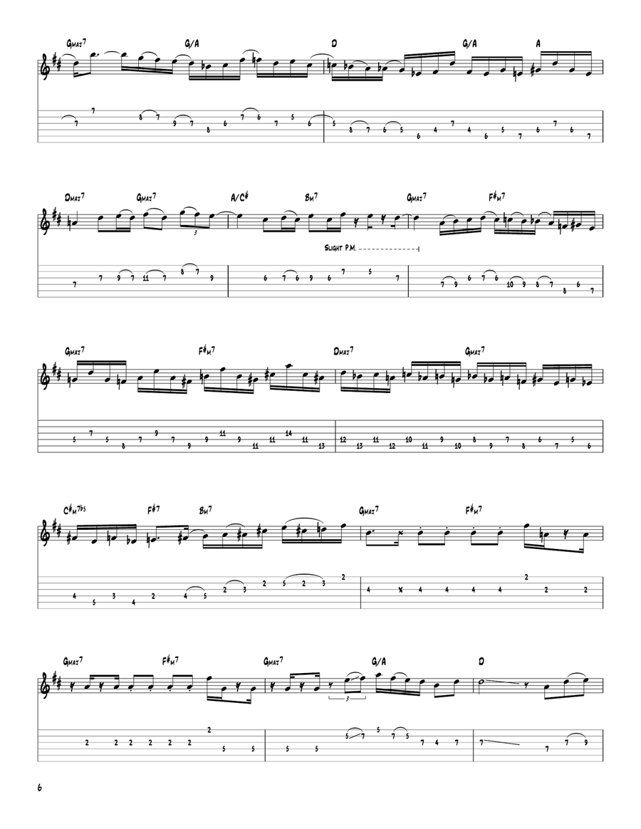 James James Electric Guitar scores gallery preview page 6