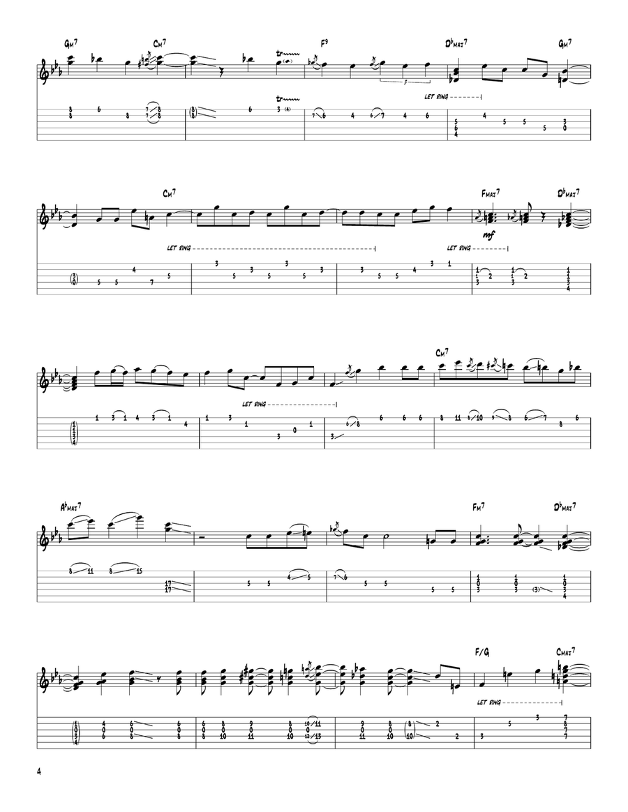 So May It Secretly Begin Electric Guitar scores gallery preview page 4