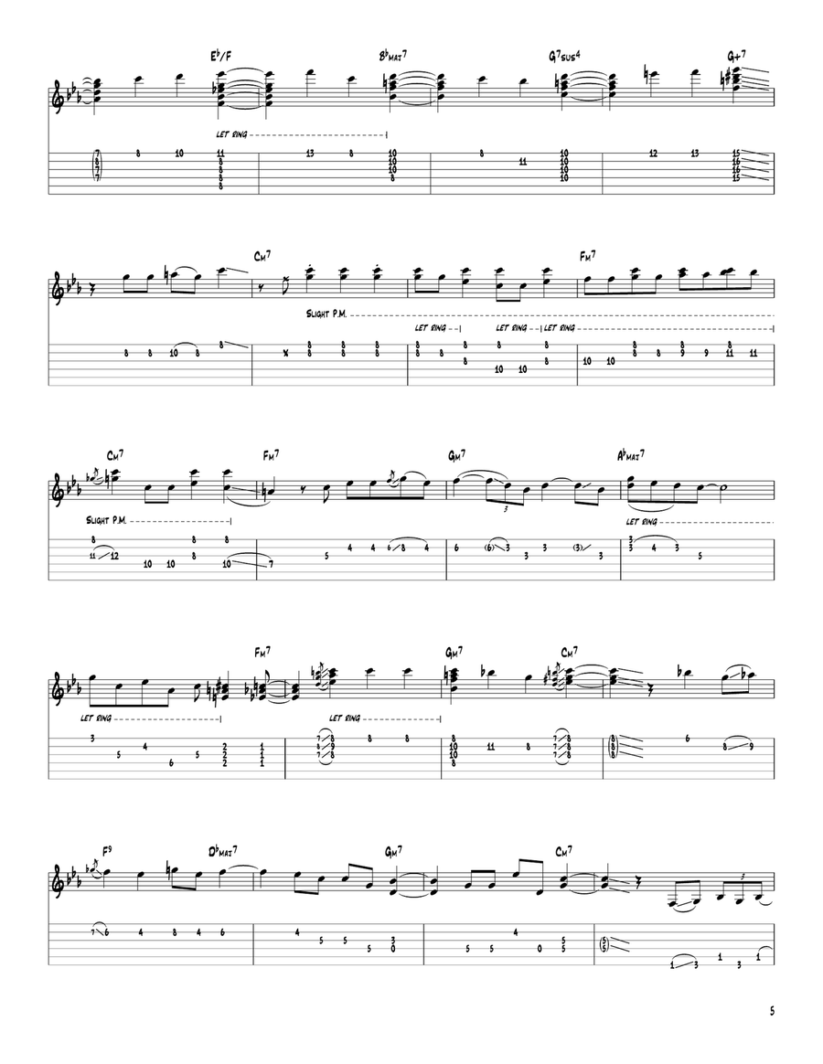 So May It Secretly Begin Electric Guitar scores gallery preview page 5