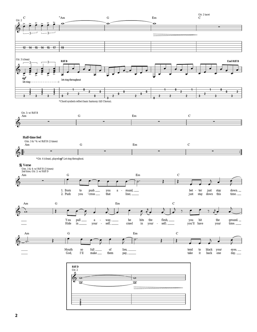 The Day That Never Comes The Day That Never Comes Acoustic Guitar scores gallery preview page 2