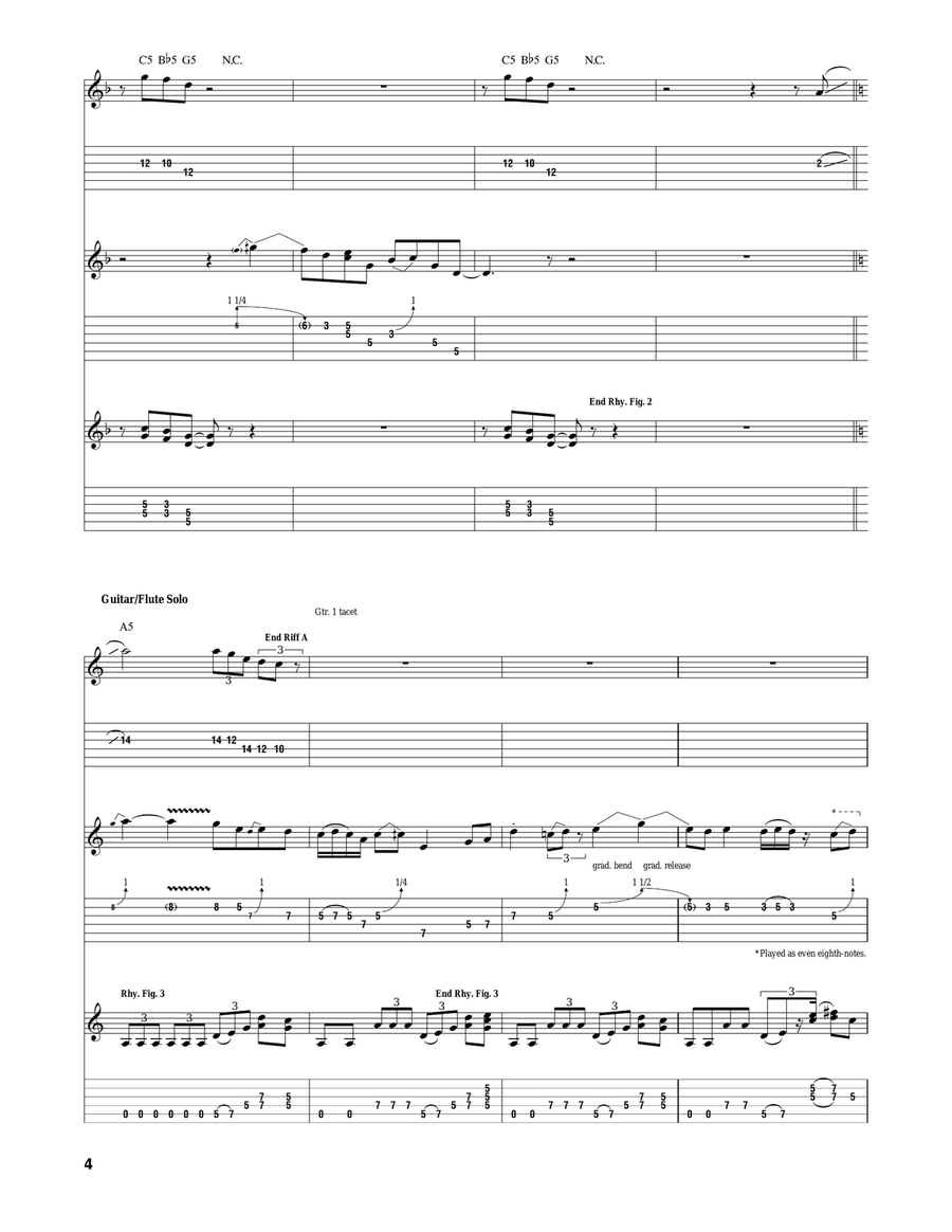 Nothing Is Easy Nothing Is Easy Acoustic Guitar scores gallery preview page 4