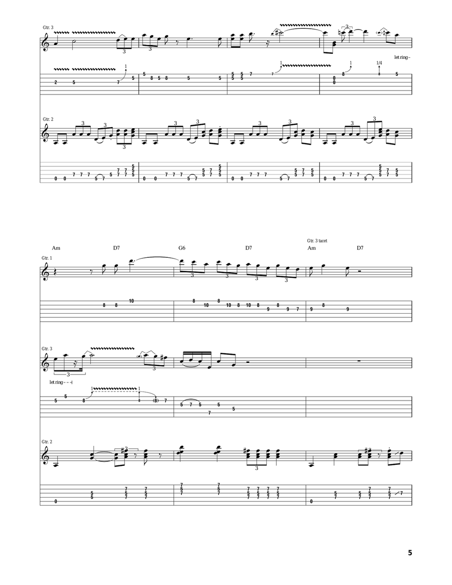 Nothing Is Easy Nothing Is Easy Acoustic Guitar scores gallery preview page 5