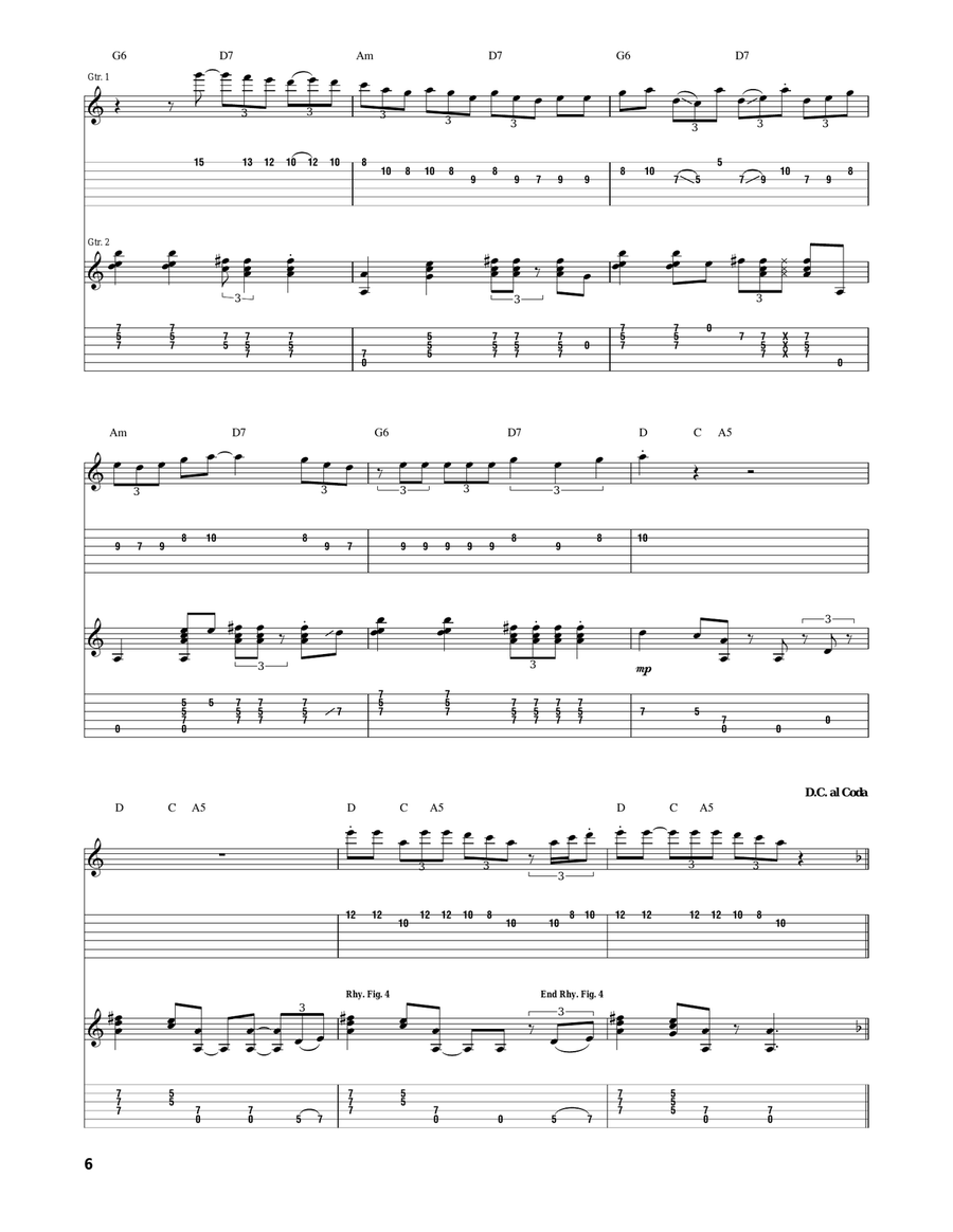 Nothing Is Easy Nothing Is Easy Acoustic Guitar scores gallery preview page 6