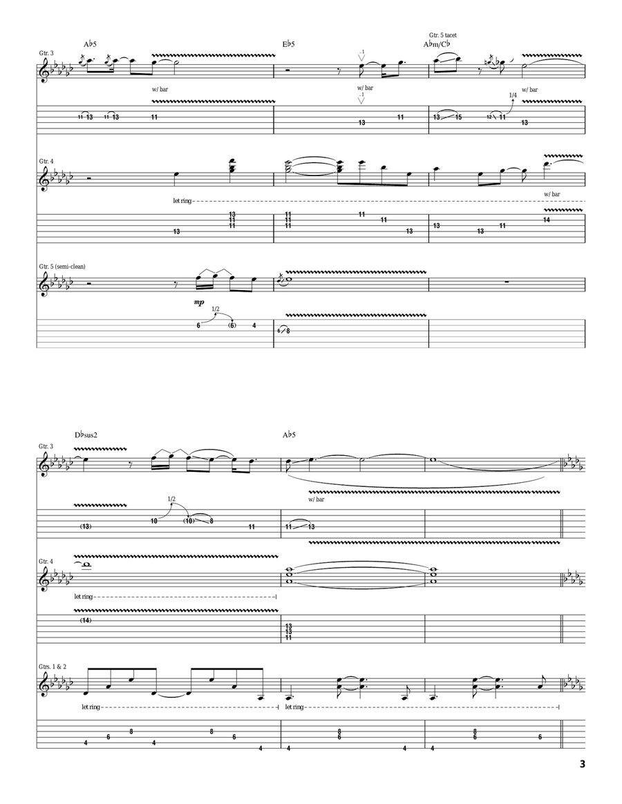 Come On Baby Come On Baby Acoustic Guitar scores gallery preview page 3