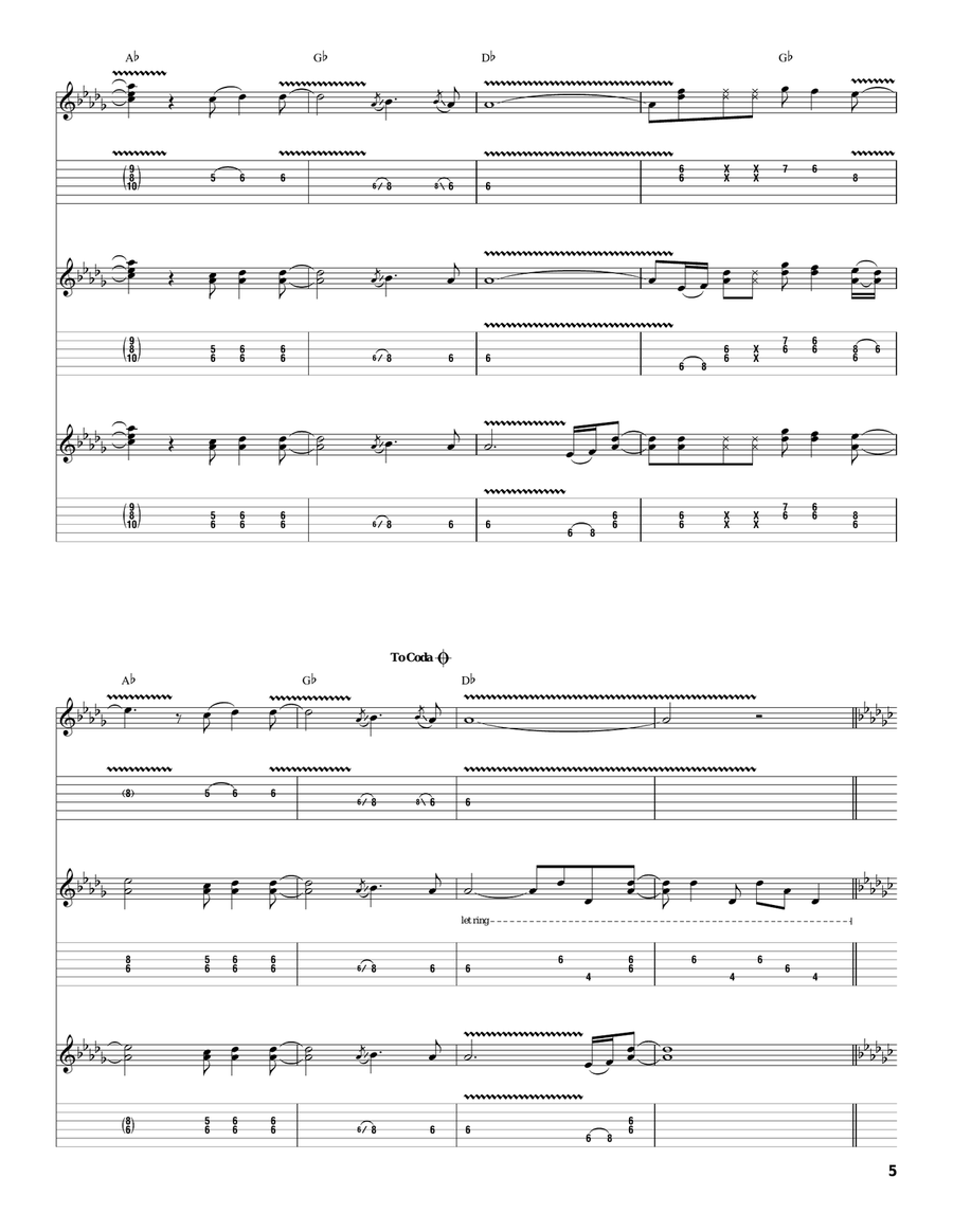 Come On Baby Come On Baby Acoustic Guitar scores gallery preview page 5