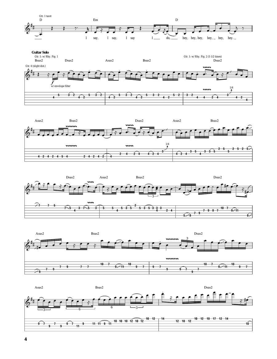 What I Am What I Am Acoustic Guitar scores gallery preview page 4