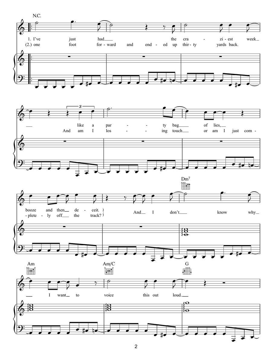 Moving To New York Moving To New York Piano, Vocal, Guitar scores gallery preview page 2