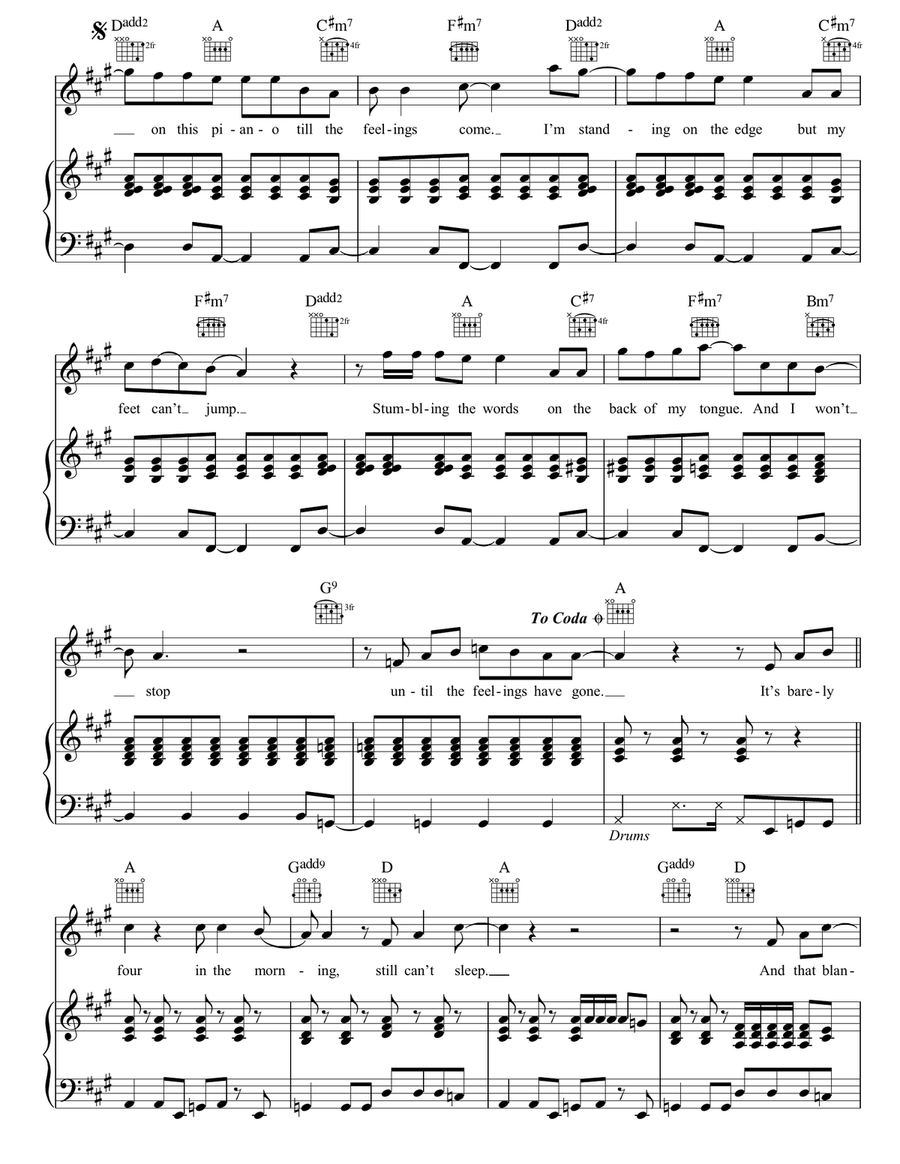 Bang On The Piano Bang On The Piano Piano, Vocal, Guitar scores gallery preview page 3