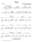 Sunny (arr. Kirby Shaw) - Drums