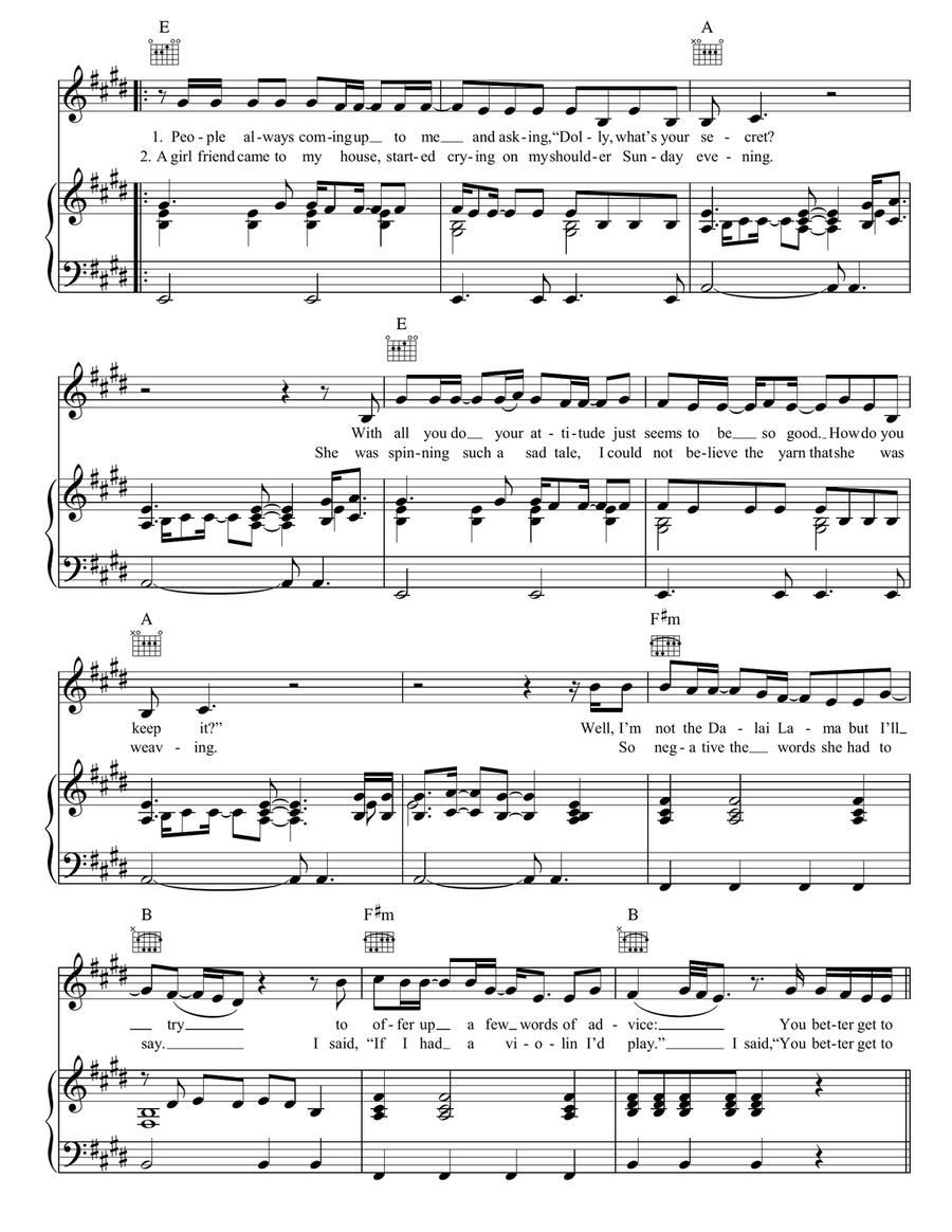 Better Get To Livin' Better Get To Livin' Piano, Vocal, Guitar scores gallery preview page 2