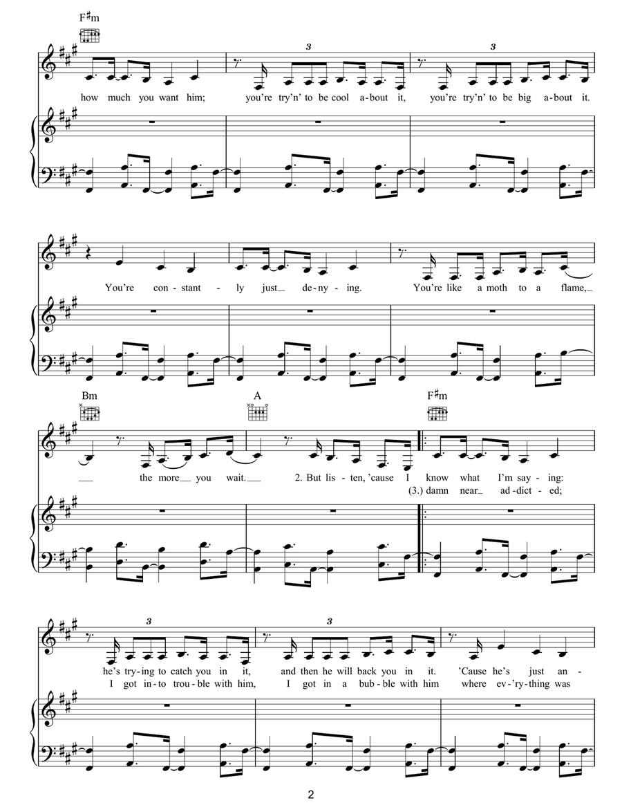 Beware Of The Dog Beware Of The Dog Piano, Vocal, Guitar scores gallery preview page 2