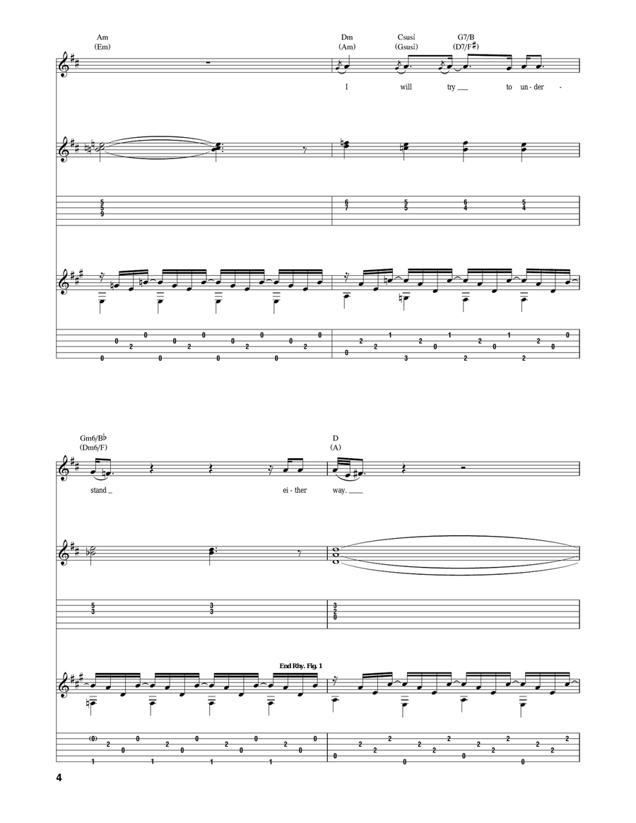 Either Way Either Way Acoustic Guitar scores gallery preview page 4