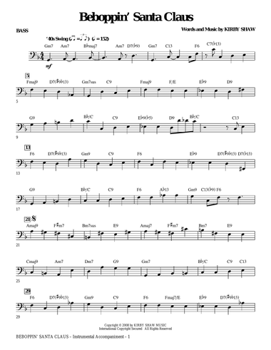 Beboppin' Santa Claus - Bass