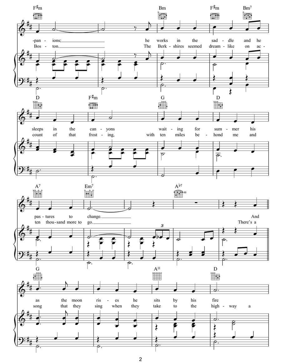Sweet Baby James Sweet Baby James Acoustic Guitar scores gallery preview page 2